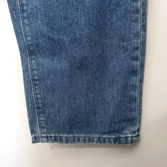 Volcom Vorta Slim Straight Jeans Mens Size 34 Medium Wash Stretch Denim Skater - Picture 9 of 12